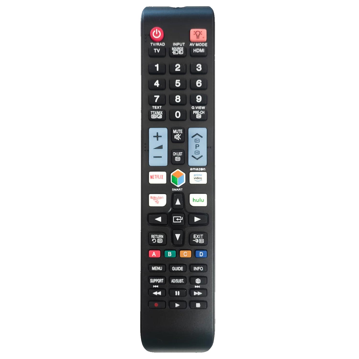 SAMSUNG NETFLİX PRİME VİDEO RAKUTEN HULU TUŞLU LCD LED TV KUMANDASI LCD 1074